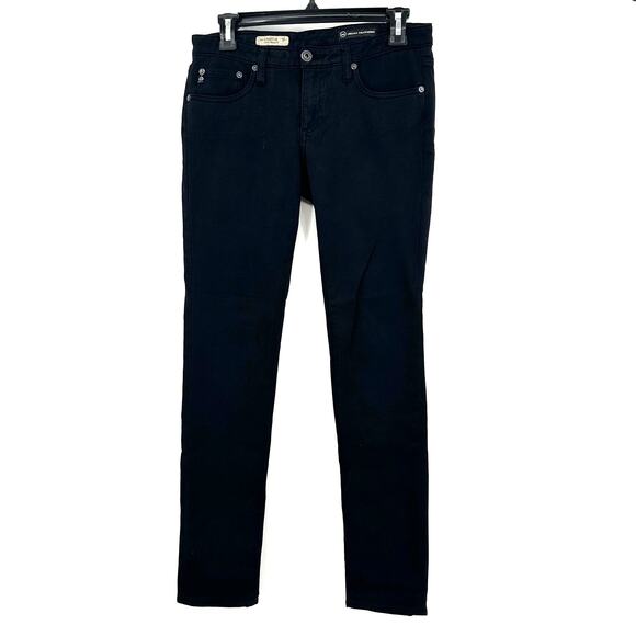 Adriano Goldschmied Size 27 Jeans Black Super Skinny Fit The Legging Pima Cotton - Picture 1 of 4